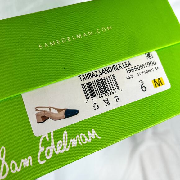 SAM EDELMAN Sam Edelman Tarra 2 Sling Heels Size 6 - Picture 8 of 8